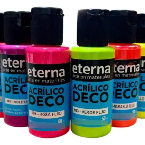 Acrílico Decorativo x 50ml. Fluo – ETERNA