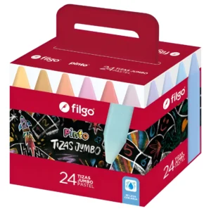 Tizas Jumbo Pastel x 24 unidades FILGO
