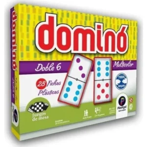 Juegos de Mesa PLASTIGAL N° 321 – Dominó Multicolor