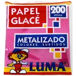 Papel Glacé Metal 10×10 x200hjs.