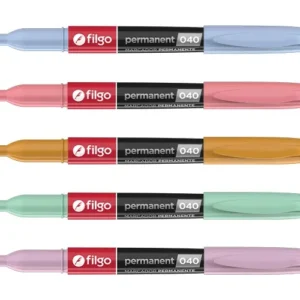 Marcador Permanente Filgo Strong Pastel x5
