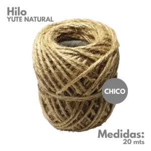 Ovillo de yute natural chico – TODOTEX