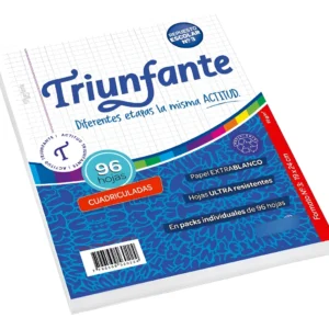 Repuesto Escolar N3 Cuadriculado TRIUNFANTE x96hjs.