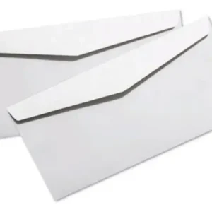 Sobres Oficio Inglés Blancos 80grs. 120x235mm x 500unidades