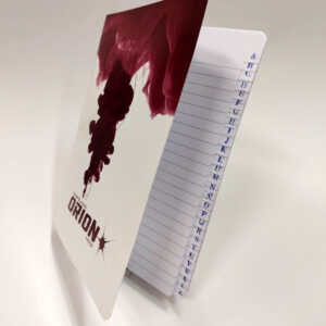 Cuaderno con Índice – Orión – TAPA FLEXIBLE x 30 hjs.