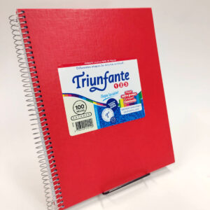 Cuaderno con Espiral 21X27cm Rayado – Triunfante – 100 hjs.