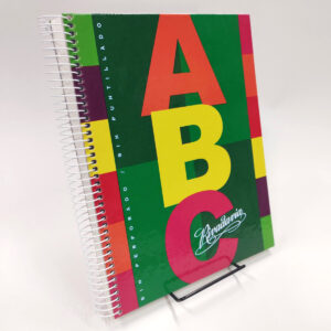 Cuaderno con Espiral 21x27cm Rayado – TAPA DURA – ABC Rivadavia – 100 hjs.