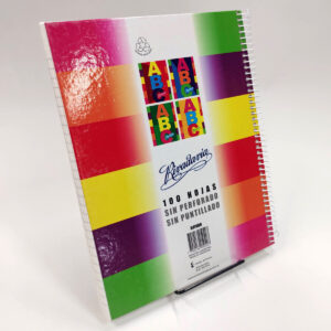 Cuaderno con Espiral 21x27cm Rayado – TAPA DURA – ABC Rivadavia – 100 hjs.