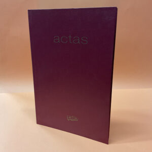 Libro de Actas RAB Formato Corona 3 Manos 300 Paginas Tapa Roja – 2241
