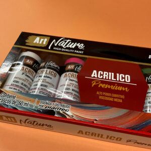 Set de Acrílicos Premium Pote 60ml. x 8un. Colores Surtidos – ART NATURE 43461