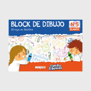 Block Nº5 Blanco x 20 hojas Muresco