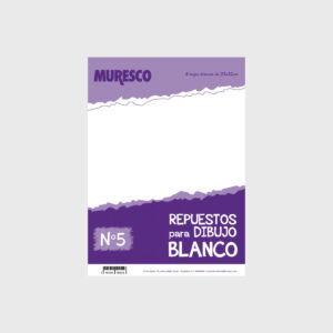 Repuesto de Dibujo Nº5 Blanco x8 Hojas MURESCO