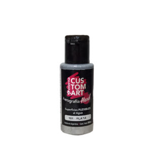 Pintura para aerografía Hard – Plata x50ml. ETERNA