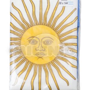 Bandera Argentina con sol MILENIO 0.90 x 1.44 mts.