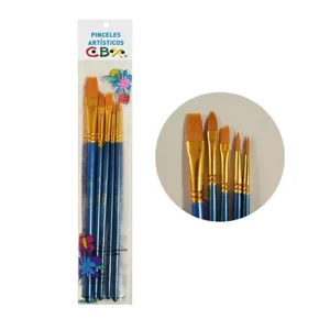 Pinceles en Set PREMIUM x5 unidades CBX