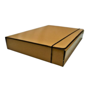 Caja archivo oficio c/elástico KRAFT 4cm