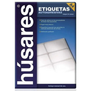 Papel A4 Autoadhesiva Obra Entera HUSARES