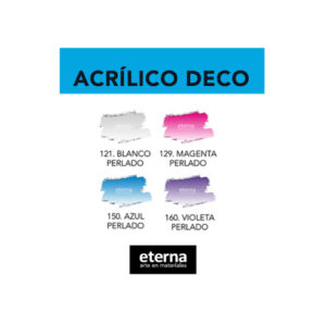 Acrílico Decorativo x 50ml. Perlado – ETERNA