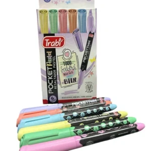 Resaltador Trabi POCKET Pastel x6