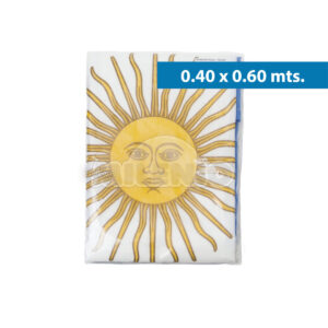 Bandera Argentina con sol MILENIO 0.40 x 0.60 mts.