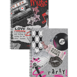Cuaderno FW Infinity Book A4 Tapa Semirrígida x 80 Hjs. Modelo: Glow