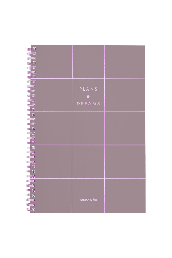 Cuaderno FW Infinity Book A4 Tapa Semirrígida x 80 Hjs. Cuadriculadas Modelo: Neo Pink - Imagen 3