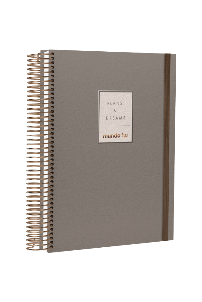 Cuaderno FW Infinity Book A5 Tapa Dura x 96 Hjs. Modelo: Coffe - Imagen 4