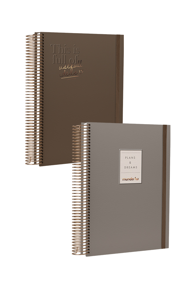 Cuaderno FW Infinity Book A5 Tapa Dura x 96 Hjs. Modelo: Coffe