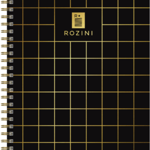 Cuaderno A4 Tapa UOMO Dura 90 Hjs. Rayadas con Espiral doble – ROZINI