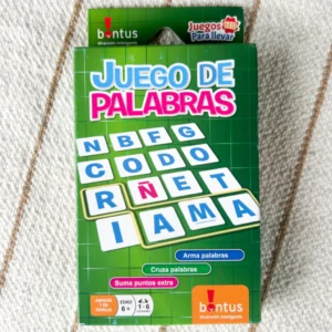 Juego de cartas «Juego de Palabras» para 6 años o +, entre 1 a 6 jugadores BONTUS