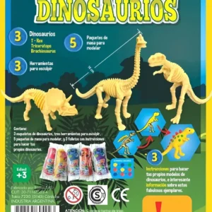 Juego de masas «Crea tus propios dinosaurios» +5 años – BONTUS