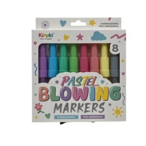Set de Marcadores tipo aerógrafo Pastel Blowing – KIRUKI 700017