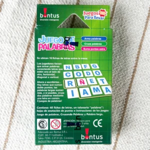 Juego de cartas «Juego de Palabras» para 6 años o +, entre 1 a 6 jugadores BONTUS