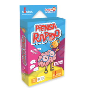Juego de cartas para ejercitar el cerebro «Piensa rápido» +7 años para 2-4 jugadores- BONTUS
