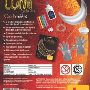 Juego de masas «Crea tu propia luna luminosa» +5 años – BONTUS