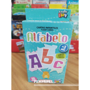 Cartas infantiles «Alfabeto» con juegos y actividades +3 años