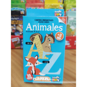 Cartas infantiles «Animales de la A a la Z» con juegos y actividades +3 años