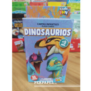 Cartas infantiles «Dinosaurios» con juegos y actividades +5 años