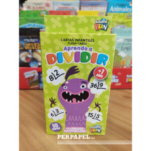 Cartas infantiles «Aprendo a dividir» con juegos y actividades +7 años