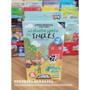 Cartas infantiles «Mis primeras palabras en inglés» con juegos y actividades +4 años