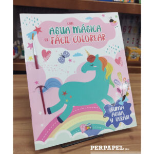 Libro para pintar «con Agua mágica, es fácil colorear»