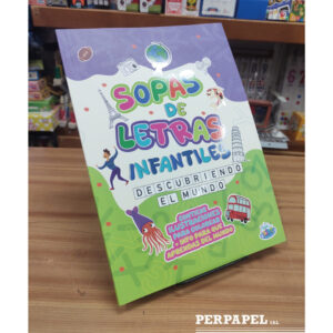 Sopas de letras infantiles «Descubriendo el mundo»