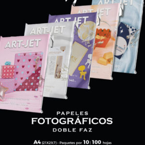 Papel Fotográfico Brilloso Doble Faz A4 – Art Jet