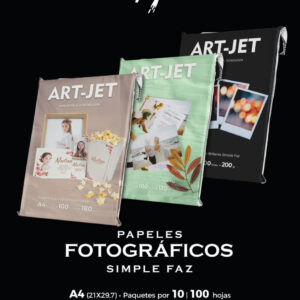 Papel Fotográfico Brilloso Simple Faz A4 – Art Jet
