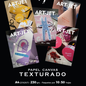 Papel Cavas Texturado 230grs x 50 hjs. A4 – Art Jet