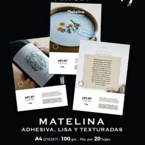 Matelina Adhesiva Texturada A4
