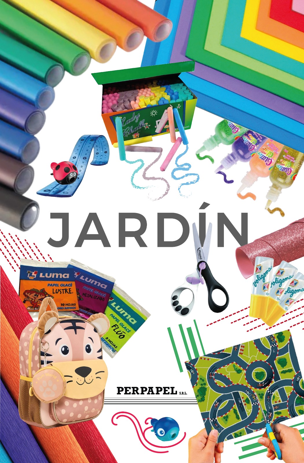 Utiles escolares para jardin de infantes