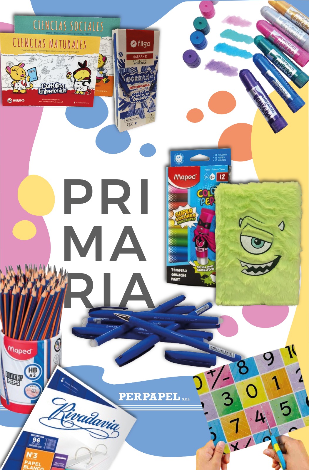 Utiles escolares para primaria