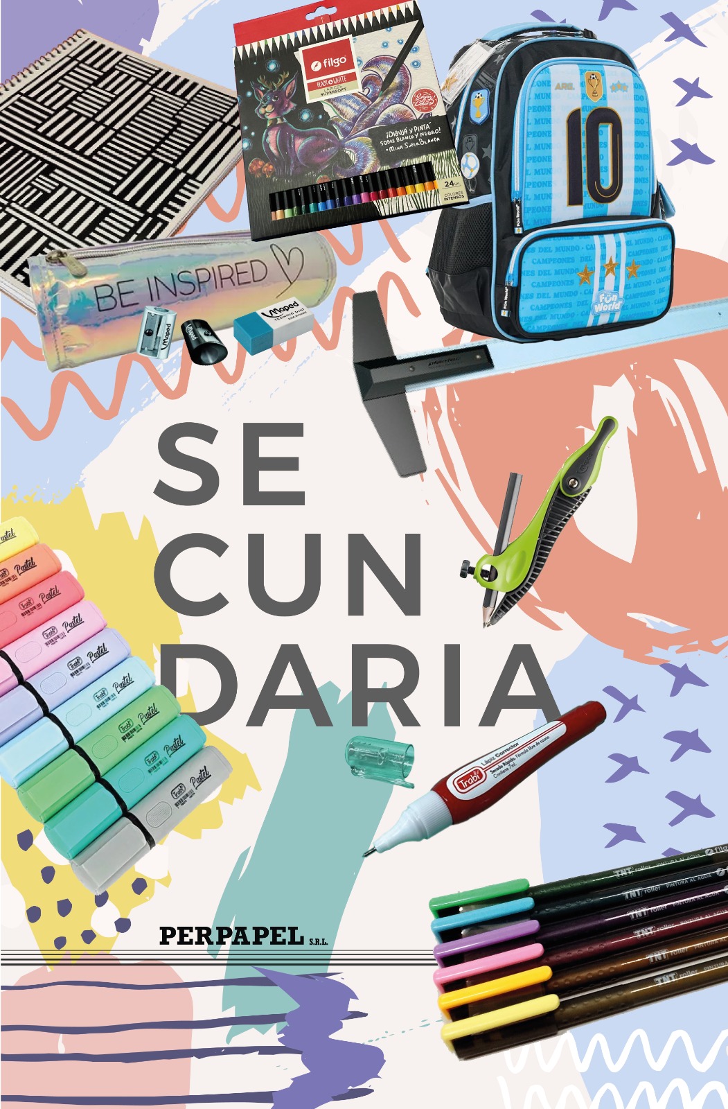 Utiles escolares para secundaria